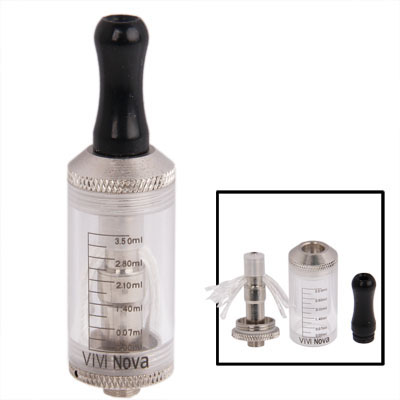 CE9 5ML Cotton-free Detachable E-Cigarette Atomizer with A Scale (Transparent) - Click Image to Close